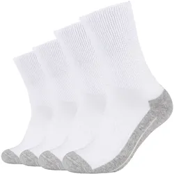 Socken CAMANO "function", Damen, Gr. 43-46, weiß, Obermaterial: 60% Baumwolle, 37% Polyester, 2% Elasthan, 1% Polyamid, Socken, Pro Tex Diabetic Ankle Socks, perfekte Feuchtigkeitsregulation