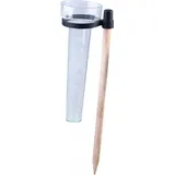 Famanu Regenmesser mit Halter - Wetterstation - Ideal für den Garten