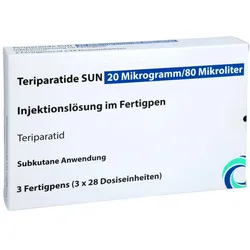 Teriparatide SUN 20 μg/80 μl Inj.-Lsg.Fe 3 St