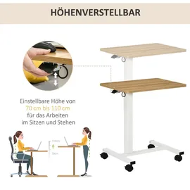 Homcom Schreibtisch Spanplatte, Stahl