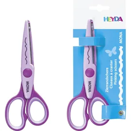 Baier & Schneider HEYDA Zierrandschere 16cm Motiv Mona