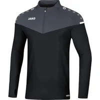 Jako Herren Ziptop Champ 2.0, schwarz/anthrazit, XL,