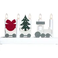 EGLO Kerzenständer Julia Holz 30 cm Bunt