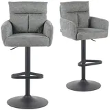 dubi möbel Barhocker 54 x 121 x 57 cm Grau