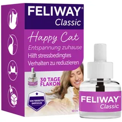 Feliway Katzenzubehör Classic 1 Monats-Nachfüllflakon
