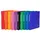 Exacompta 51299E 20er Pack Premium Kunststoff-Ringbuch OPAK aus Kunststoff 4-O Ringe Füllhöhe 15 mm DIN A4 sortiert