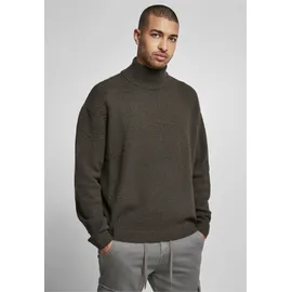URBAN CLASSICS Rundhalspullover Schwarz 3XL