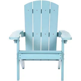 Beliani Kindersessel Gartenstuhl 40 x 50 x 64 cm blau