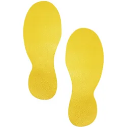 Durable Schild - linker Fuß / rechter Fuß - Fuß - 90 x 240 mm - Bodenaufstellung