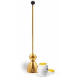 Take 2 Eieröffner Clack Golden Edition Edelstahl