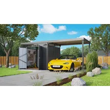 Vitavia Rheinfelden 5,68 x 2,45 x 2,26 m anthrazit matt inkl. Schleppdach