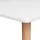 vidaXL Bartisch 120 x 60 x 105 cm Weiß