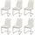 Mendler Esszimmerstuhl HWC-H70 Stoff creme-beige 6er Set