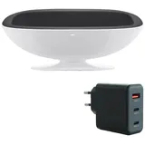 LAVA Music Ladestation Space Charger 38 grau mit Netzteil, Gitarre Zubehör, Grau