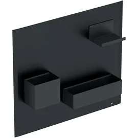 Geberit Acanto 44,9x38,8x7,5cm, schwarz/schwarz matt