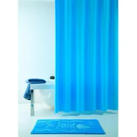 GRUND Duschvorhang blau 240x200 cm