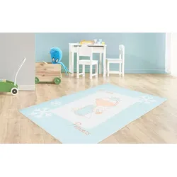 Kinderteppich ARTE ESPINA "Bambini 100", grün (mint), B:120cm H:5mm L:180cm, Polyester, Teppiche, Fantasievoll bedruckter Kinderteppich, angenehme Haptik