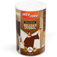 Brewferm - Bierkit Belgian Dubbel - Bierbrauset Zum Selber Brauen - 9 Liter - Ein göttliches Bier, das eine lange Reifezeit erfordert