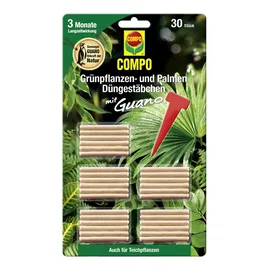 Compo Grünpflanzen- und Palmen Düngestäbchen mit Guano 30 St.