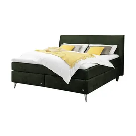 Ruf Boxspringbett Aurelia ¦ grün ¦ Maße (cm): B: 190 H: 114