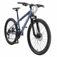 Bikestar Mountainbike 21 Gang Shimano RD-TY300 Schaltwerk, Kettenschaltung, für Damen und Herren, Kettenschaltung, 76101138-38 blau