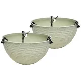 Hti-Living Blumenampel Nessa Pastell 2er-Set