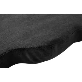 Powerton Orthopädisches Kissen, druckfeste Kunststoffspitze, ergonomisch, schwarz, Schaum mit Memory-Effekt,
