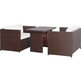 vidaXL Gartenset 3-tlg. braun