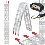 Trutzholm Auffahrrampe 228 cm 340 kg klappbar Aluminium gelocht silber 1 St.