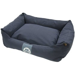 van baal Hundebett Canvas Navy Blau M (Medium)