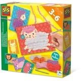 SES Creative 14043 Flauschige Tiere Sticken, diverse Farben