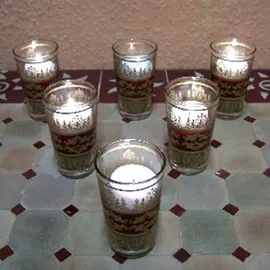 Marrakesch Orient & Mediterran Interior Orientalisches Teeglas 0,12 l 6 St.