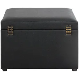 Haku-Möbel HAKU Möbel Sitztruhe 52524 schwarz Kunstleder 58,0 cm