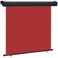 vidaXL Balkon-Seitenmarkise 160 × 250 cm Rot