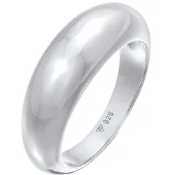 Elli PREMIUM Bandring Stapelring Chunky 925er Silber rhodiniert Ringe   Damen 