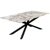 MAGNA Atelier Esstisch SPIDER aus ECHTEM MARMOR, Dining Table, nachhaltig, Naturstein, Exclusive Line, 200x100x75cm weiß 160 cm x 75 cm