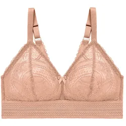 GLAMORISE Bramour Gramercy Spitzen-Bralette de luxe - Cappuccino Unterwäsche   Damen 