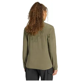 adidas Multi Essentials Fleece mit halbem Reißverschluss Olive Strata S