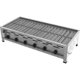 ChattenGlut Gasbräter 6-flammig 1140 x 530 x 270 cm Edelstahl inkl. Rost