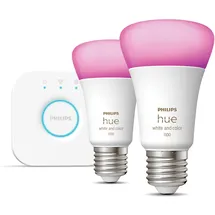 Philips Hue White & Color Ambiance E27 1100 lm 2 St. + Bridge