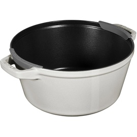 Staub Cocotte Kochtopfset 3-tlg. weiß