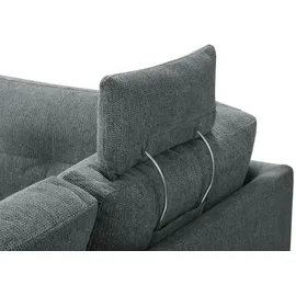 bobb Ecksofa Lindsay ¦ grau ¦ Maße (cm): B: 255 H: 91 T: 225.0