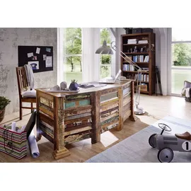 MASSIVMOEBEL24.DE Massivmoebel24 Schreibtisch Altholz 170x70x80 mehrfarbig lackiert NATURE OF SPIRIT #61