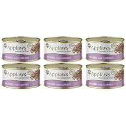 Applaws Katze Makrele und Sardinen 6x70g CUP