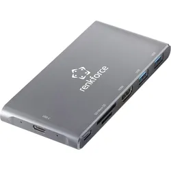 Renkforce Tragbares Kartenlesegerät mit SSD-Gehäusehub