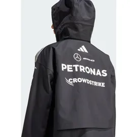 adidas PERFORMANCE Sportjacke MERCEDES - AMG PETRONAS FORMULA ONE TEAM MYSHELTER, Größe S in schwarz / weiß XS-SxNormalgrößen