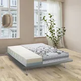 TALAMO ITALIA Doppelmatratze Silvana, Memory-Foam- und Waterfoam-Matratze, 100% Italy, Anti-Milbe und hypoallergen, Cm 160x200h 22