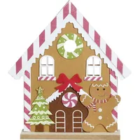 Edelman House of Seasons Pfefferkuchenhaus Polyester 33,5 braun