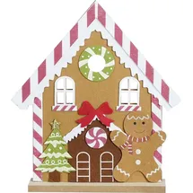 Edelman House of Seasons Pfefferkuchenhaus Polyester 33,5 braun