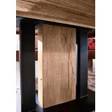 K+W Komfort & Wohnen Esstisch Floyd, Massivholz, gerissene Balkeneiche, in 2 Breiten beige 160 cm x 75 cm x 90 cm